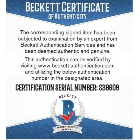 Marshall Faulk Rams Signed End Zone Football Pylon Proof Beckett BAS Autographed - Picture 6 of 8